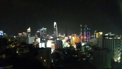 night view of hcmc
